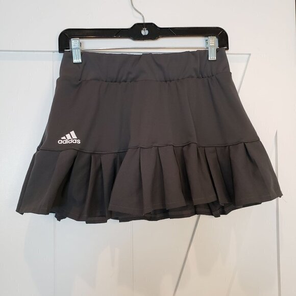 ADIDAS Primeblue Tennis Skort Grey with blue under shorts, Size Medium - Picture 2 of 10